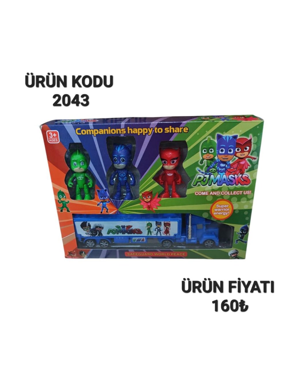 2043 KUT 3LU APARATLI PJ MASK