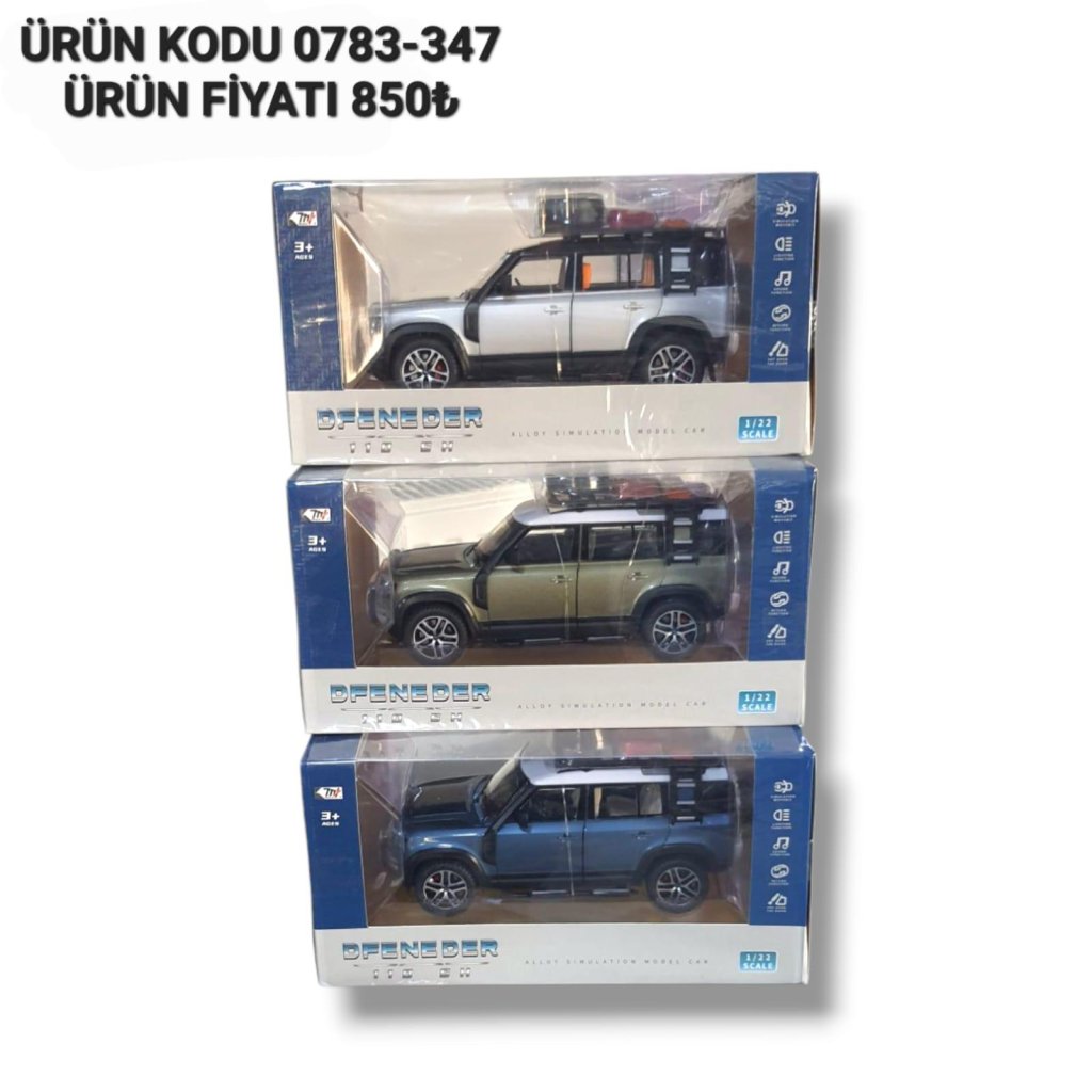 0783-147 KUT METAL SESLI ISIKLI JEEP