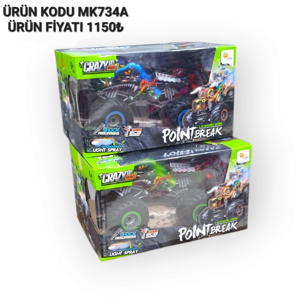 MK734A UZ KUM SARJLI CANAVAR JEEP