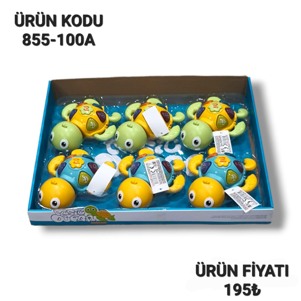 855-100A STANTLI SESLI MUZ. KAPLUMBAGA