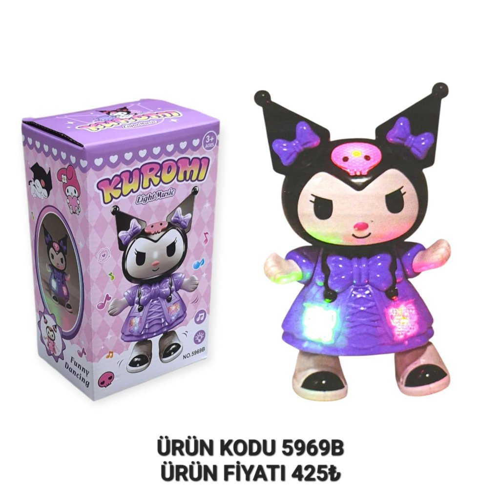 5969B KUT. PİLLİ KUROMİ DANS EDEN BEBEK