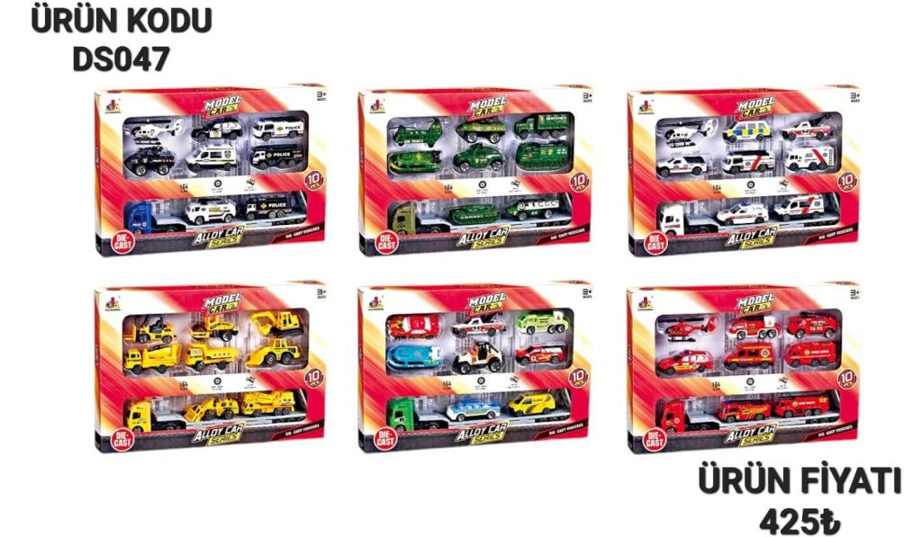 DS047 KUT METAL POLIS ARABASI SERİSİ