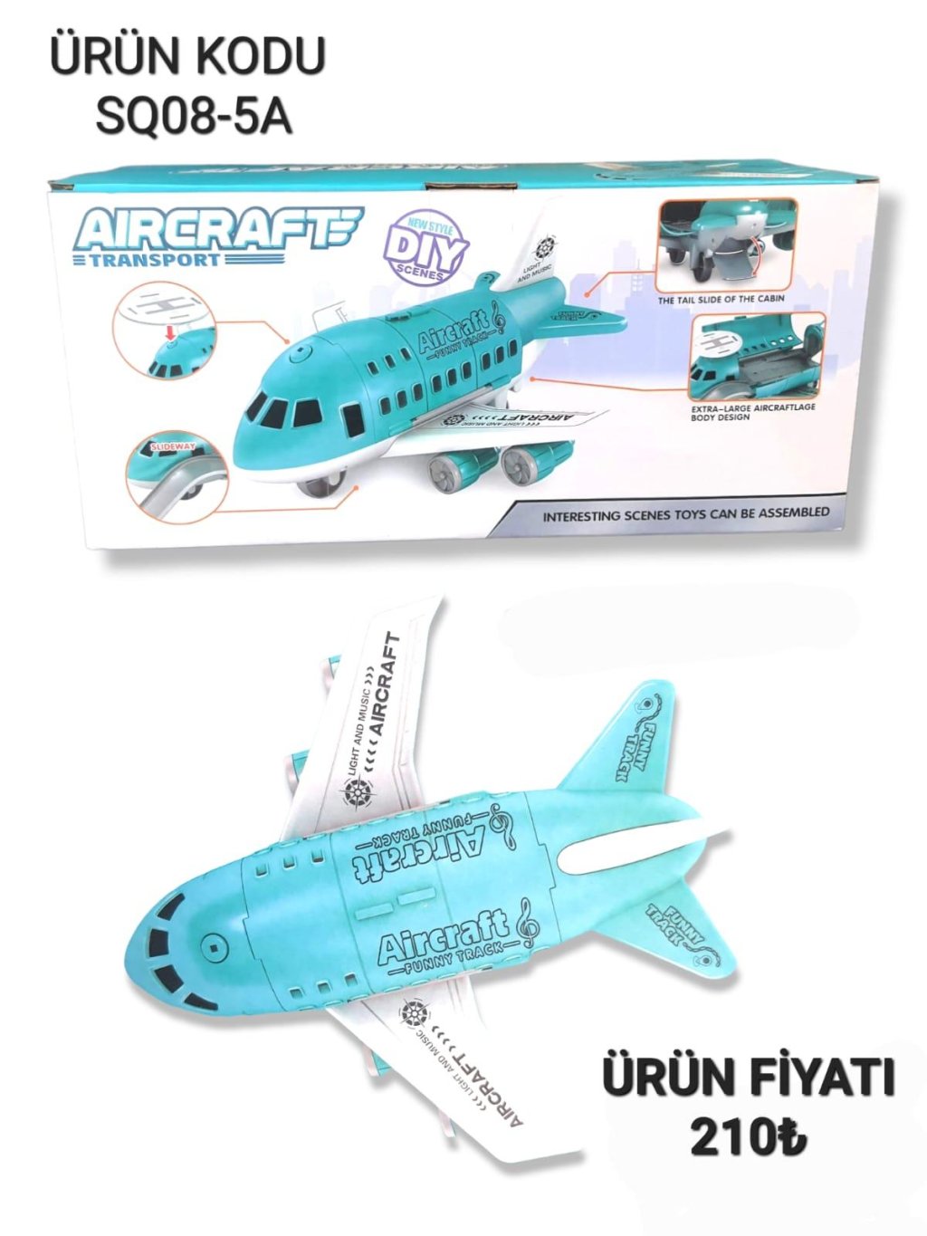 SQ08-5A KUT PİSTLİ UÇAK OYUNU