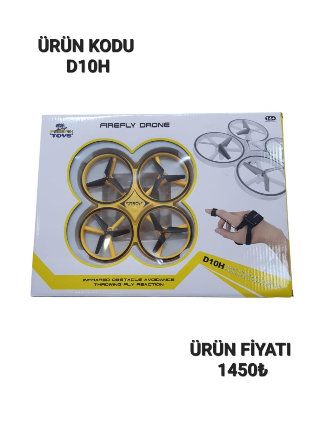 D10H UZ KUM ELSENSORLU DRON