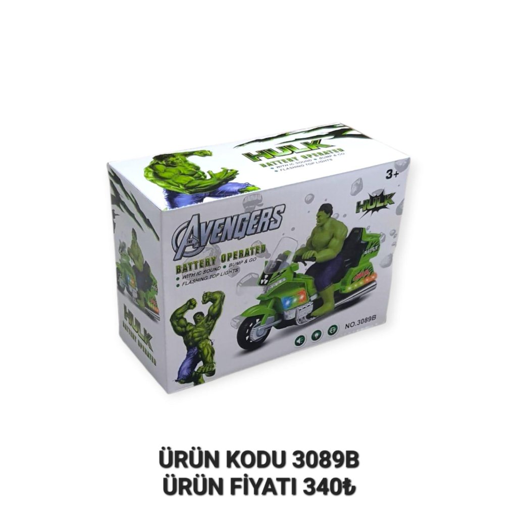 3089B KUT. PİLLİ MOTORLU HULK