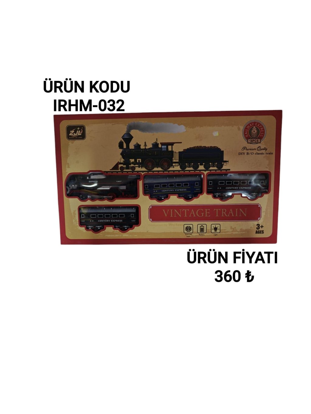 H-IRHM-032 KUT 18PCS TREN SETİ