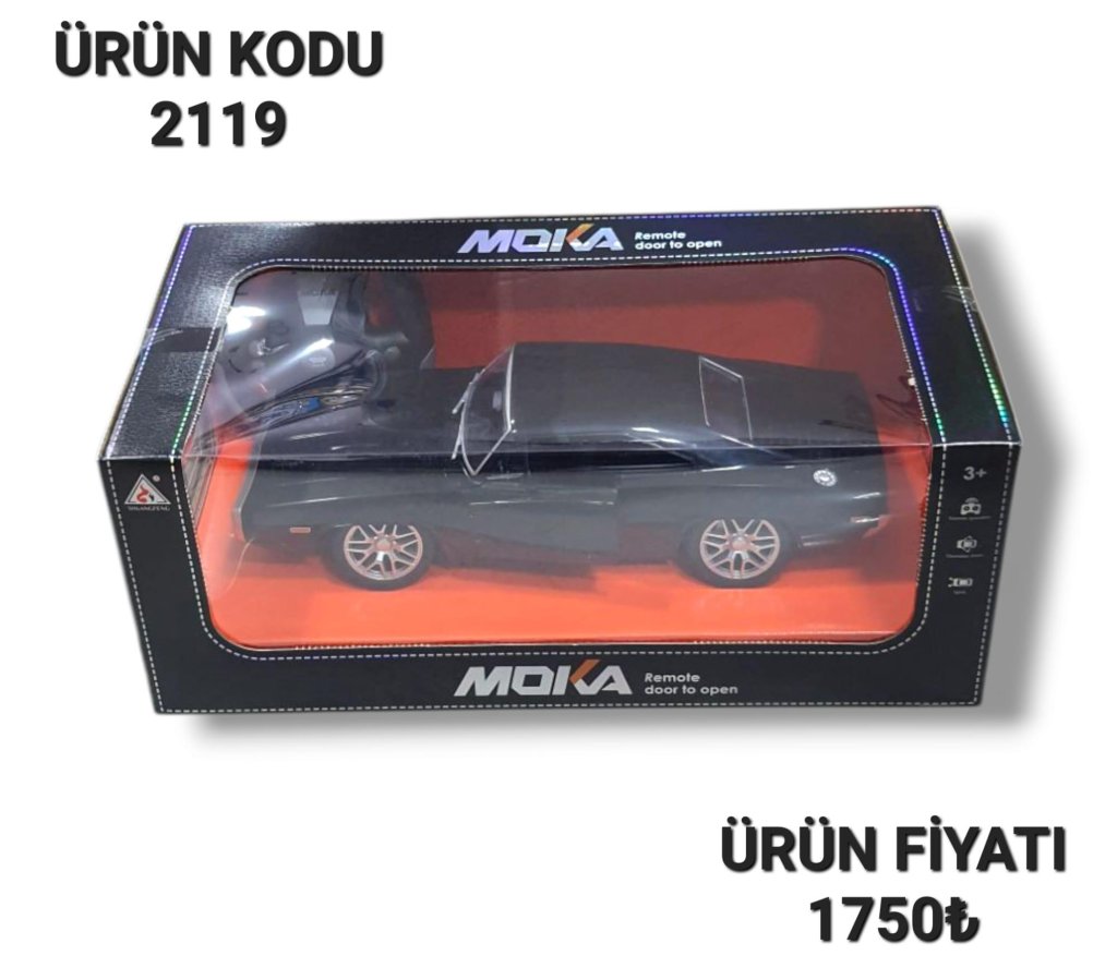 2119 UZ KUM SARJLI SİYAH ARABA