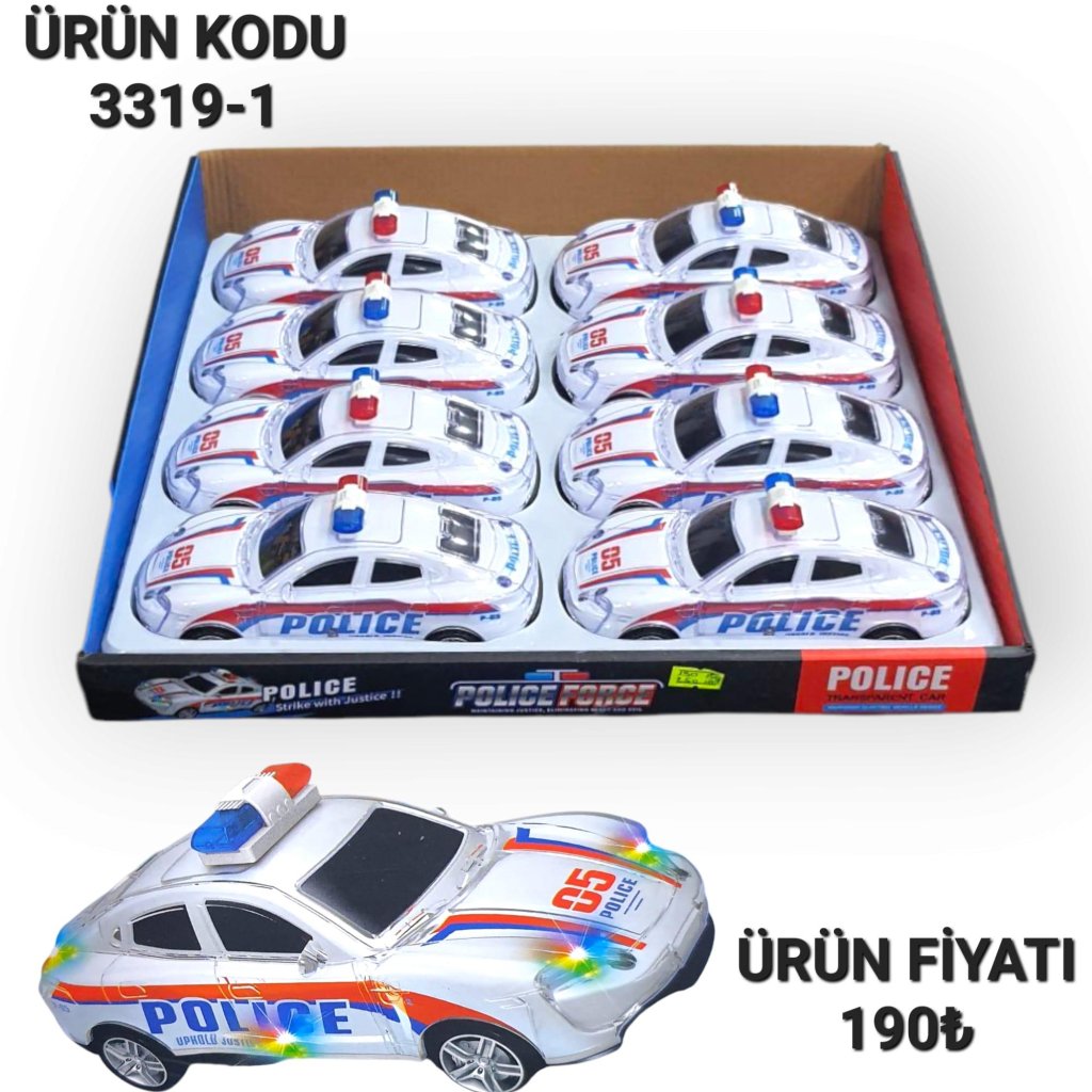 3319-1 STANTLI PİLLİ POLIS ARABASI