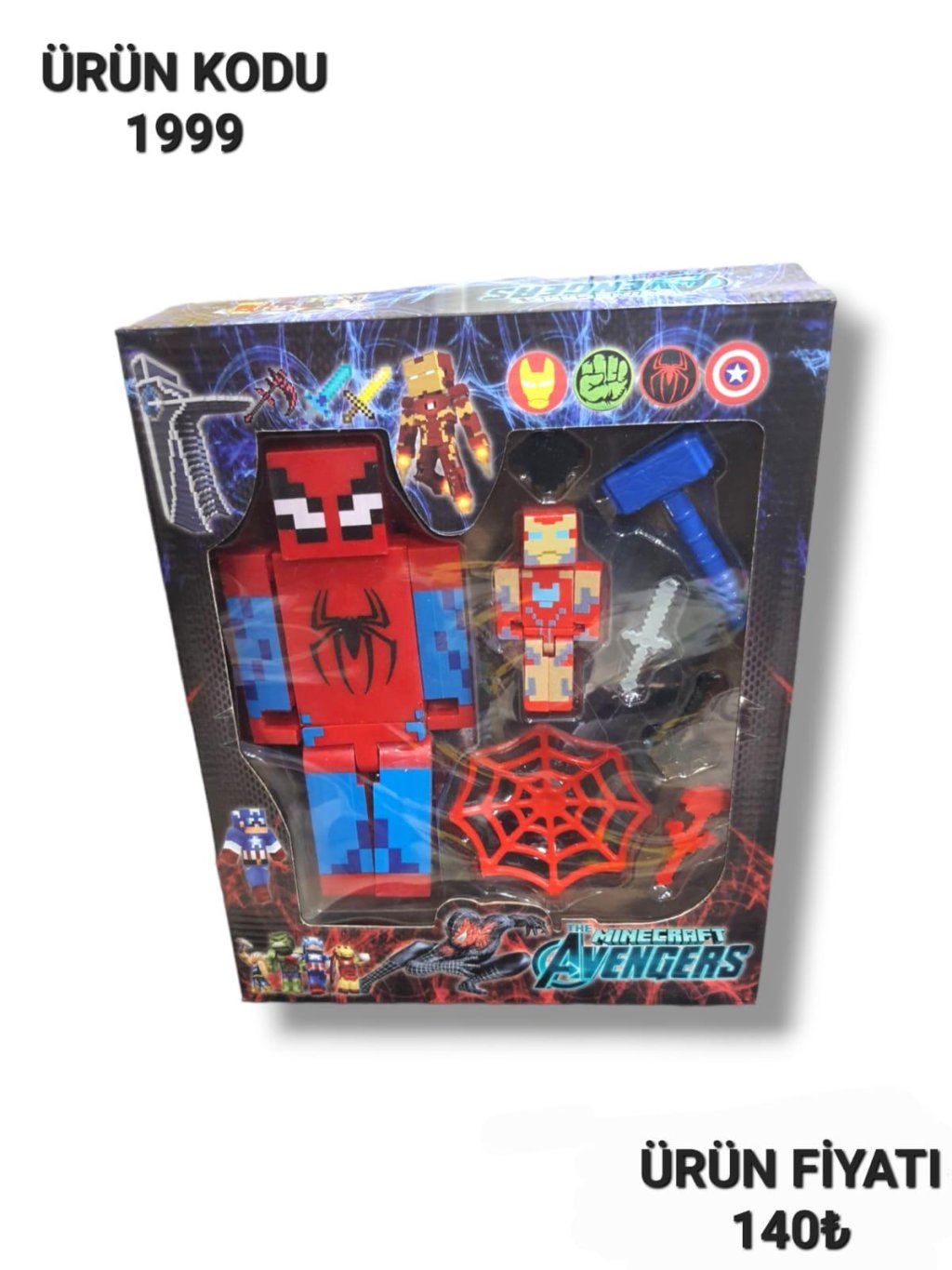 1999 KUT SPIDERMAN MİNECRAFT