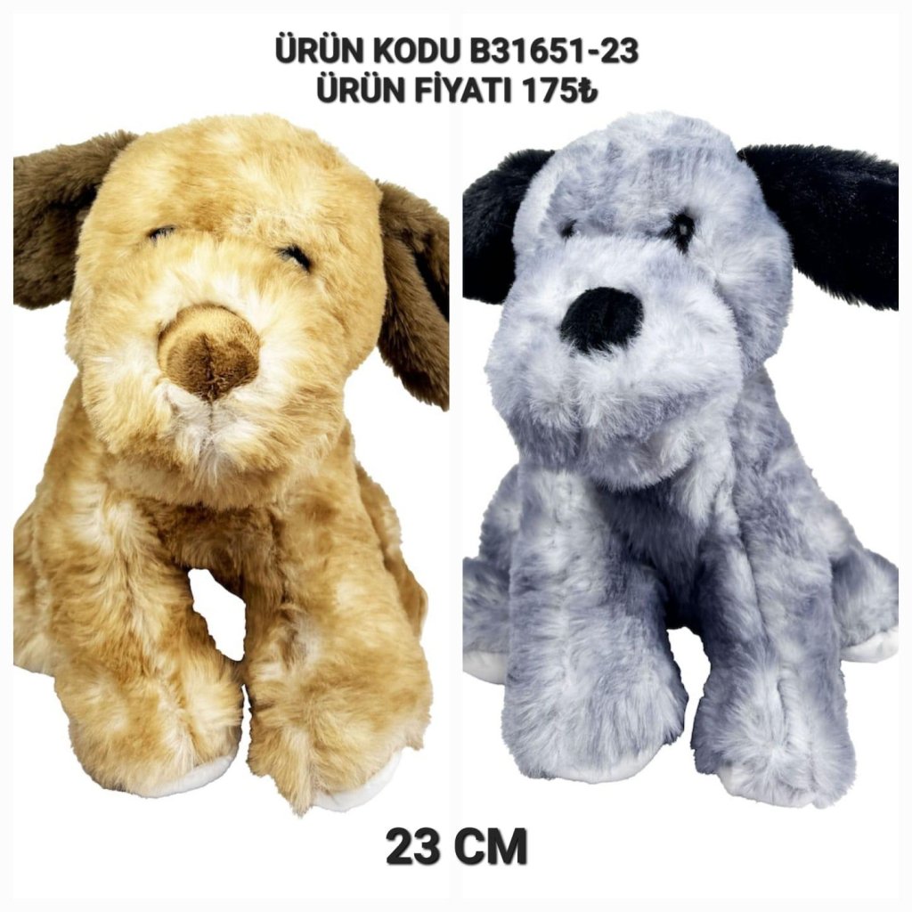 B31651-23 PELUŞ 23 CM OTURAN KÖPEK