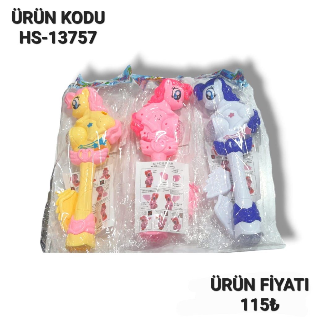 HS-13757 POŞ DİSKO IŞIKLI PONY AT