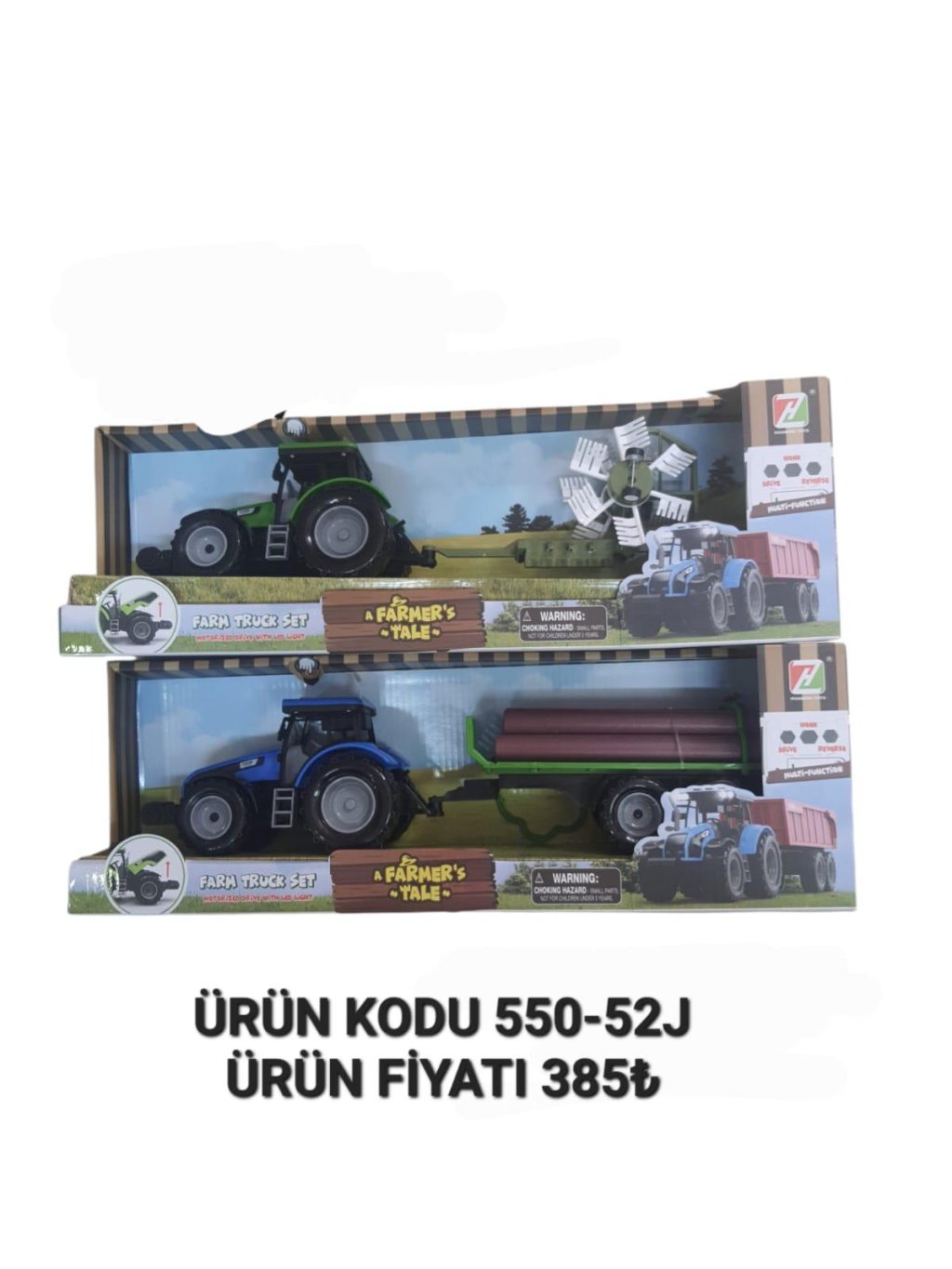 550-52J SUN-YFN-MXX-ÇİFTLİK ARACI TRAKTÖR RÖMORKLU SES/IŞ