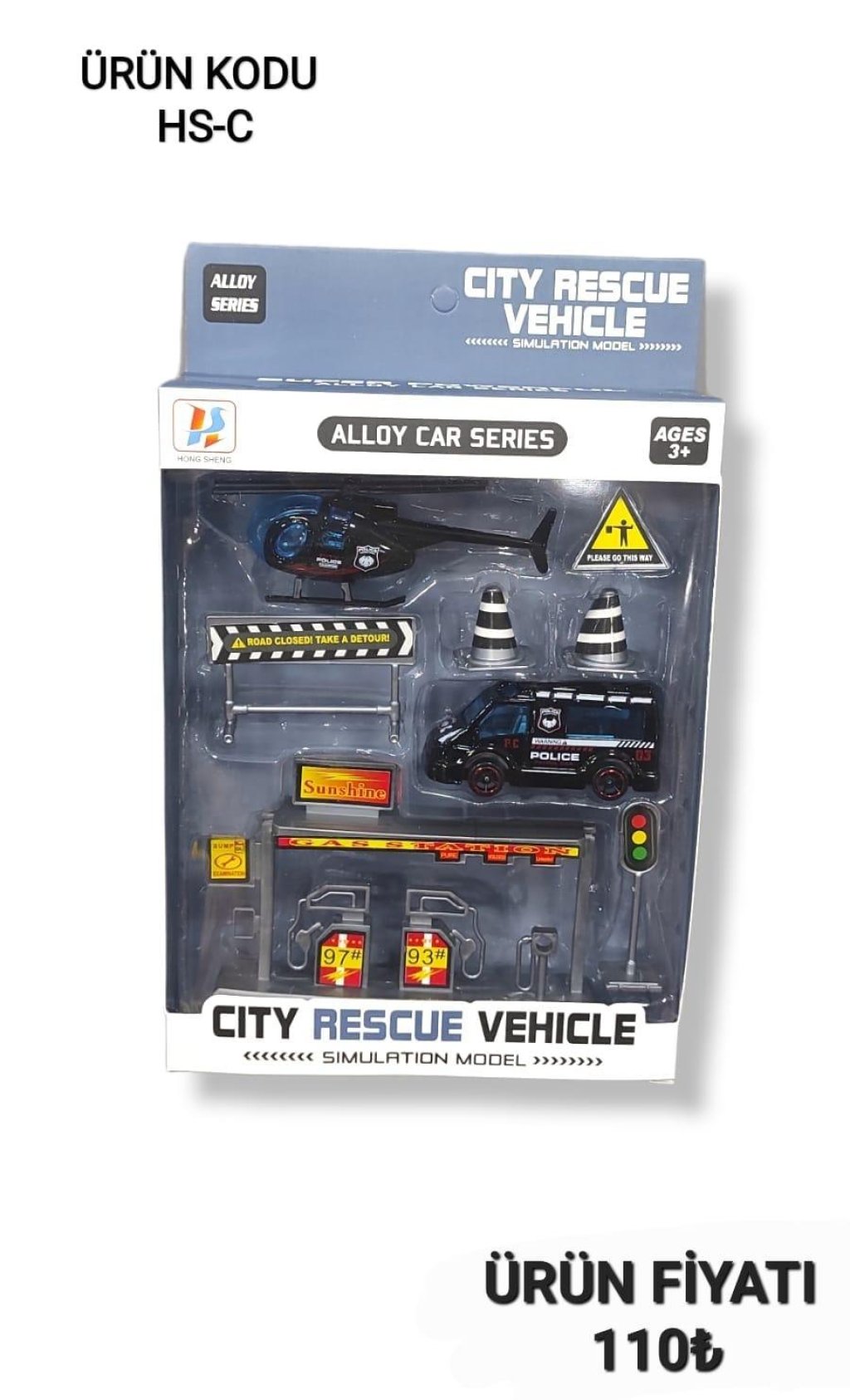 HS-C KUT. METAL POLİS SETİ