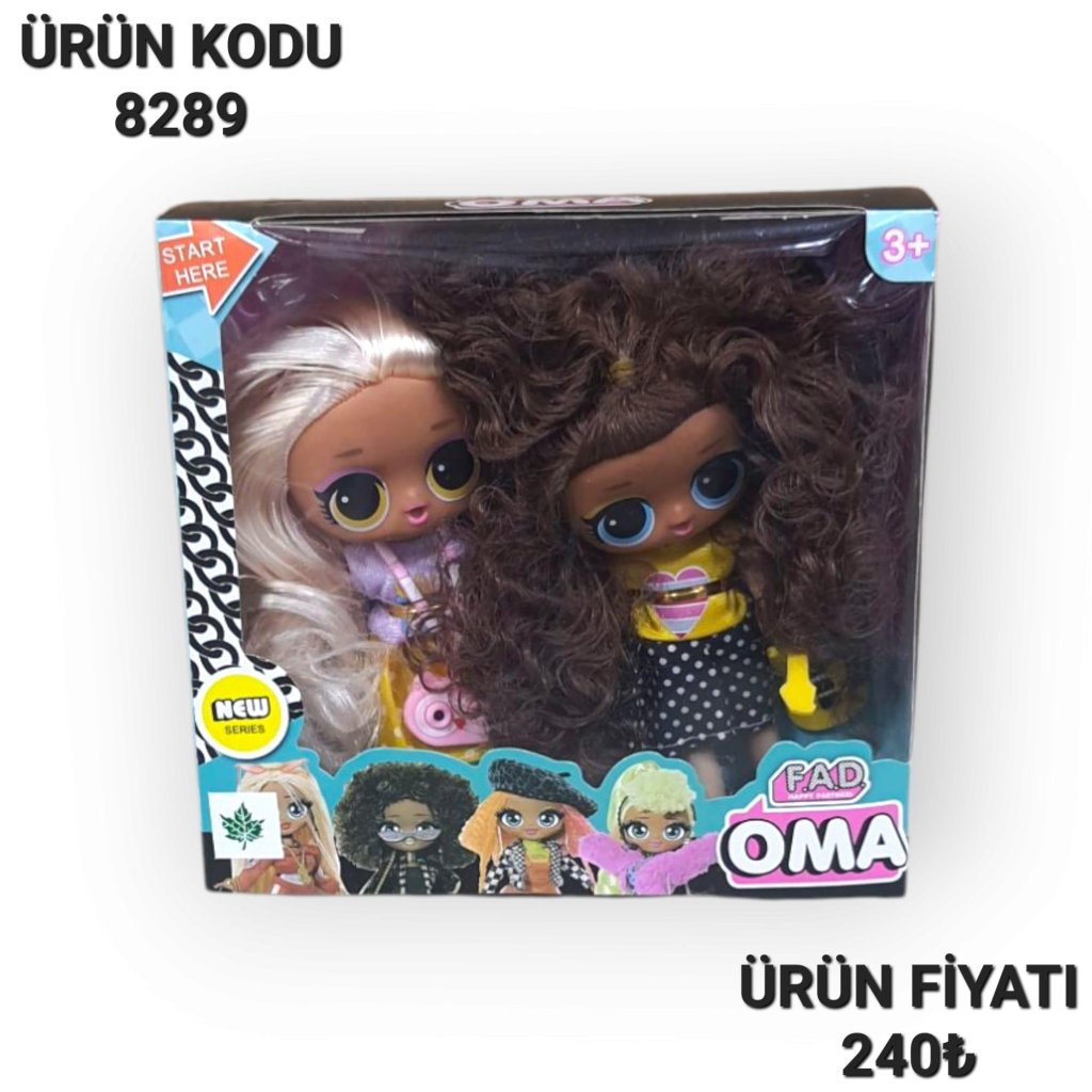 8289 KUT İKİLI LOL BEBEK ORTABOY