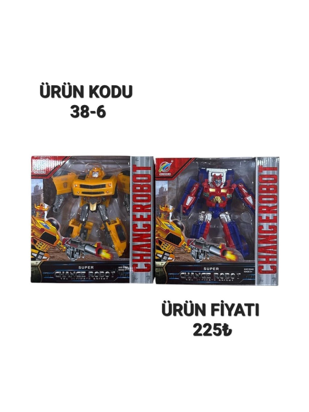 38-6 KUT TRANFORMENS ROBOT