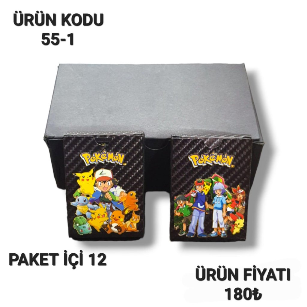 55-1 55LI SİYAH POKEMON KART