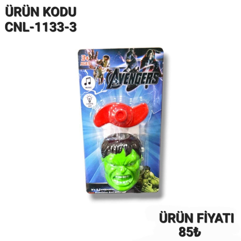 CNL-1133-3 IŞIKLI HULK TOPAÇ