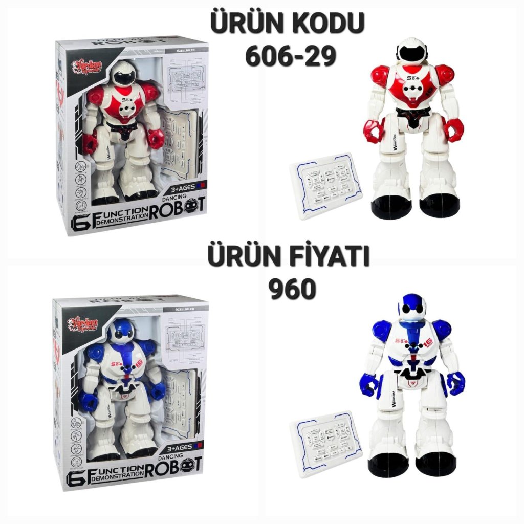 606-29 UZ KUM ŞARJLI DANSÇI ROBOT