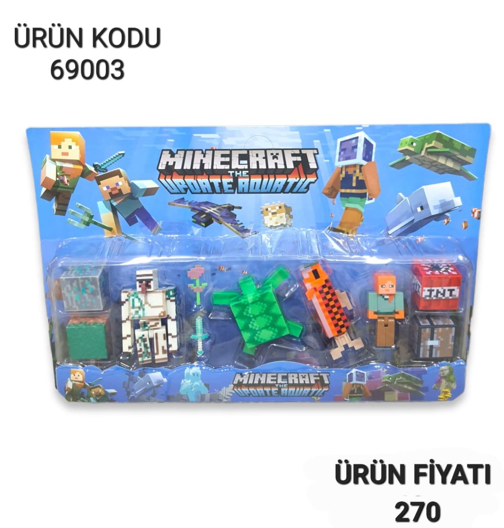 69003 KARTELA 8Lİ MINECRAFT