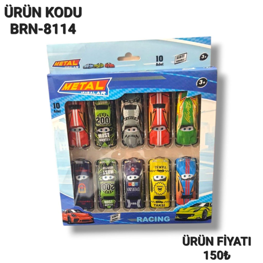 BRN-8114 10 LU METAL ARABA