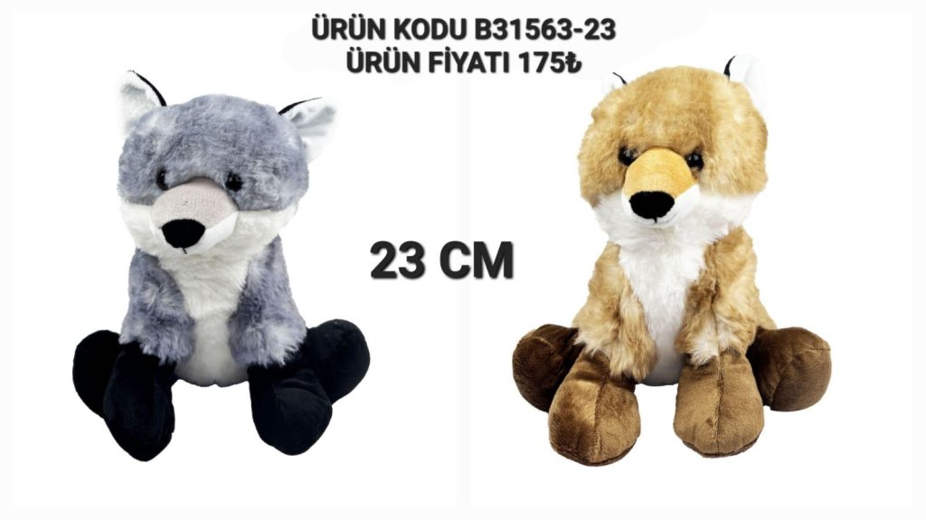 B31563-23 PELUŞ 23 CM OTURAN TİLKİ
