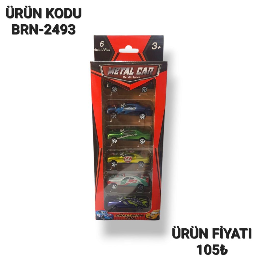 BRN-2493 KUT 6LI METAL ARABA