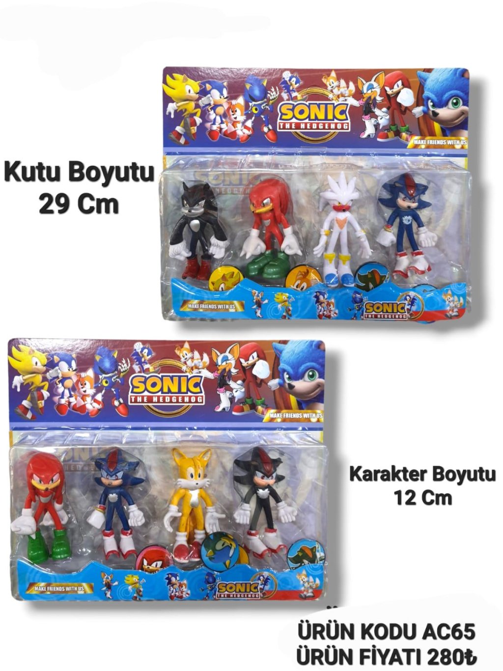 AC65 KARTELA 4LÜ SONİC SERİSİ