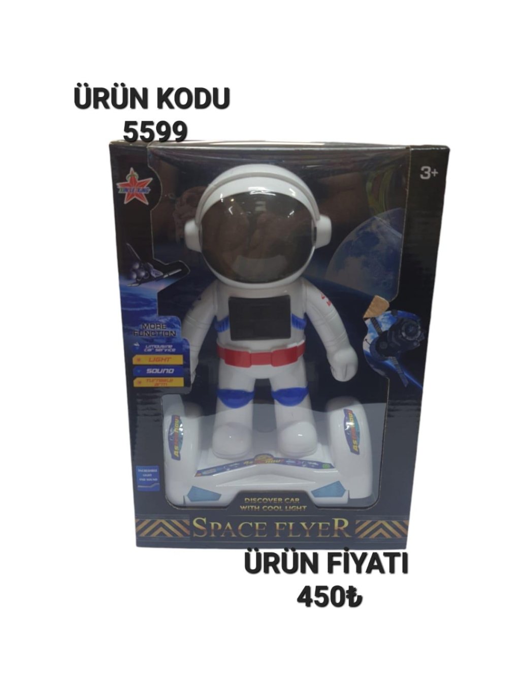 5599 KUT PİLLİ UZAYLI ROBOT