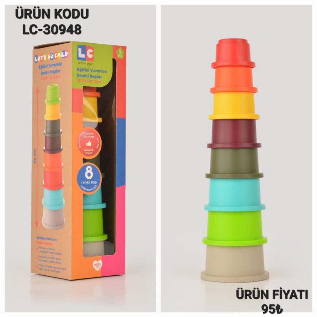 LC-30948 KUT. EĞİTİCİ YUVARLAK KAPLAR