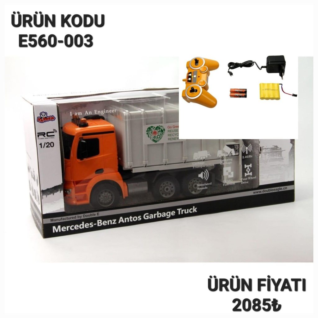 E560-003 UZ KUM.MERCEDES ÇÖP KAMYONU