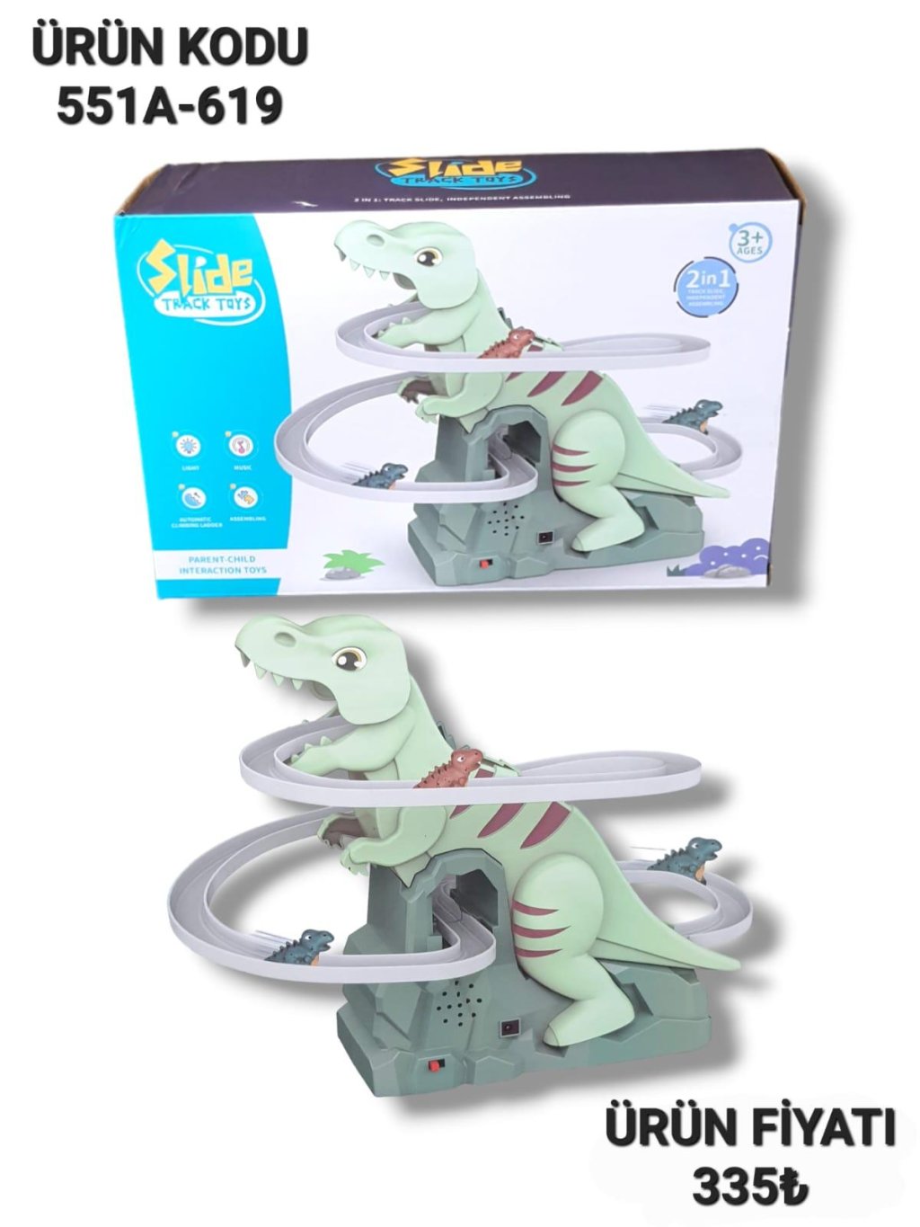 551A-619 KUT IŞIKLI SESLİ AQUA PARKLI