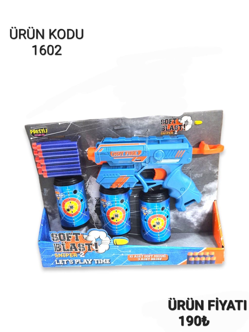 1602 HEDEFLİ YENİ NERF TABANCA