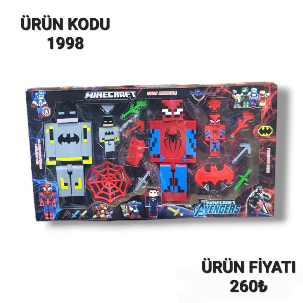 1998 KUT 2Lİ SPIDRM VE BATMAN SET