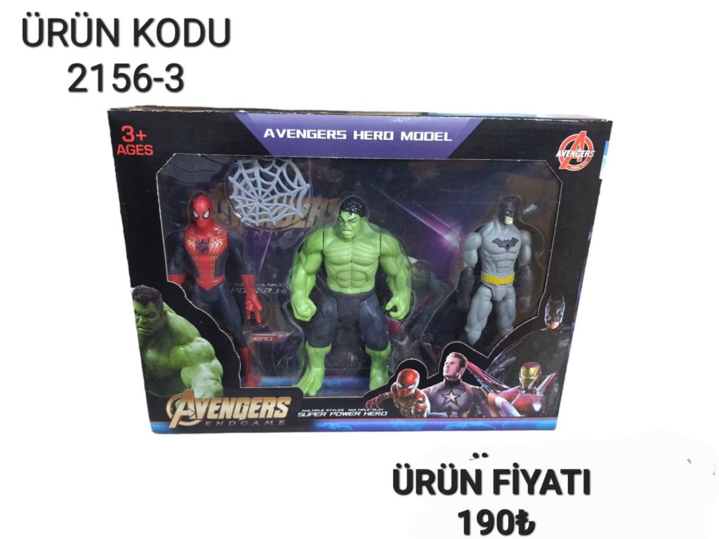 2156-3 KUTULU 3LÜ KAHRAMANLAR