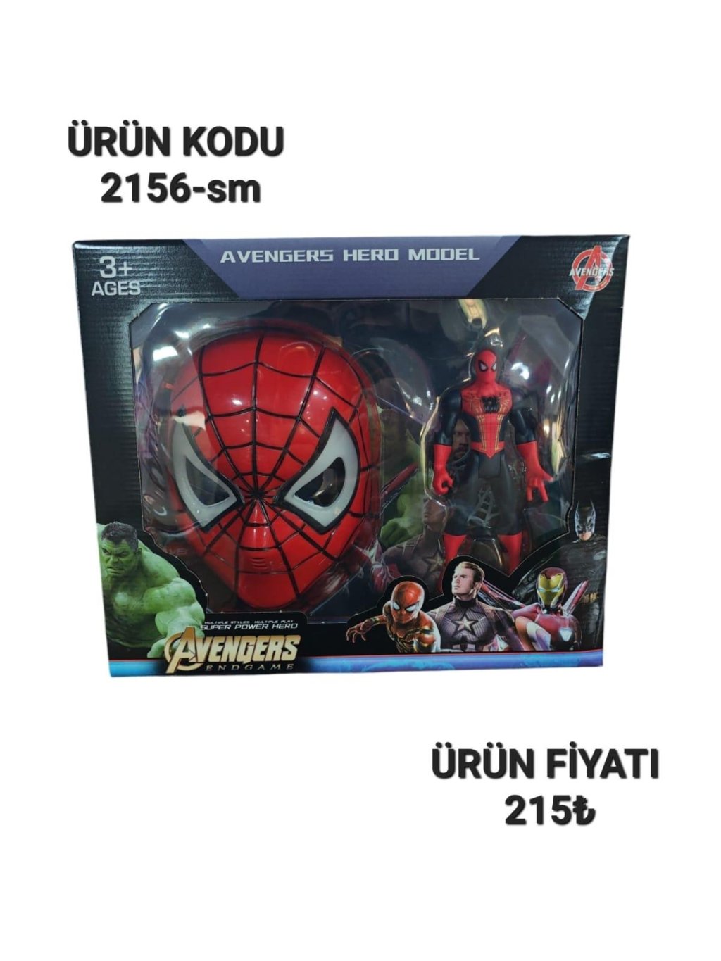 2156-SM SPİDERMAN VE MASKE IŞIKLI
