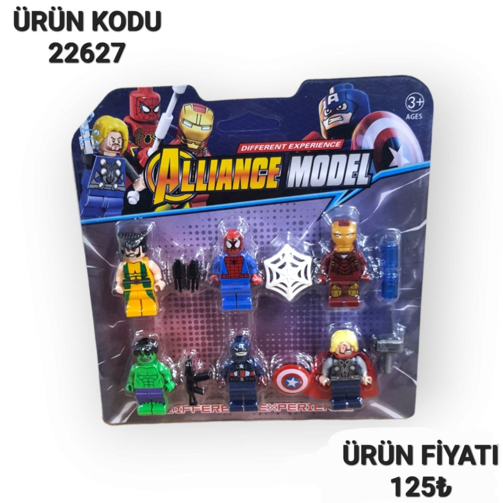 22627 KARTELA KÇ AVENGERS LEGO STİL