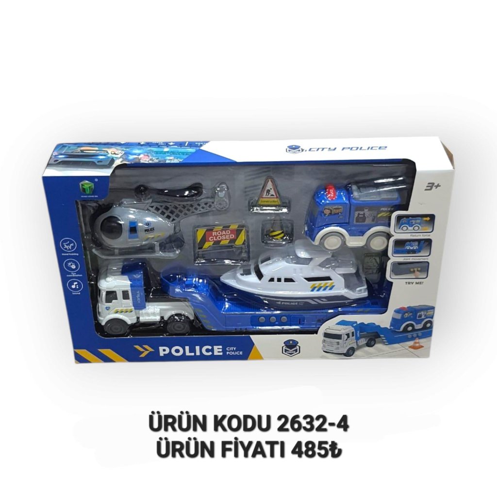 2632-4 KUT. 4 ARAÇ TAŞIYAN POLİS TIRI
