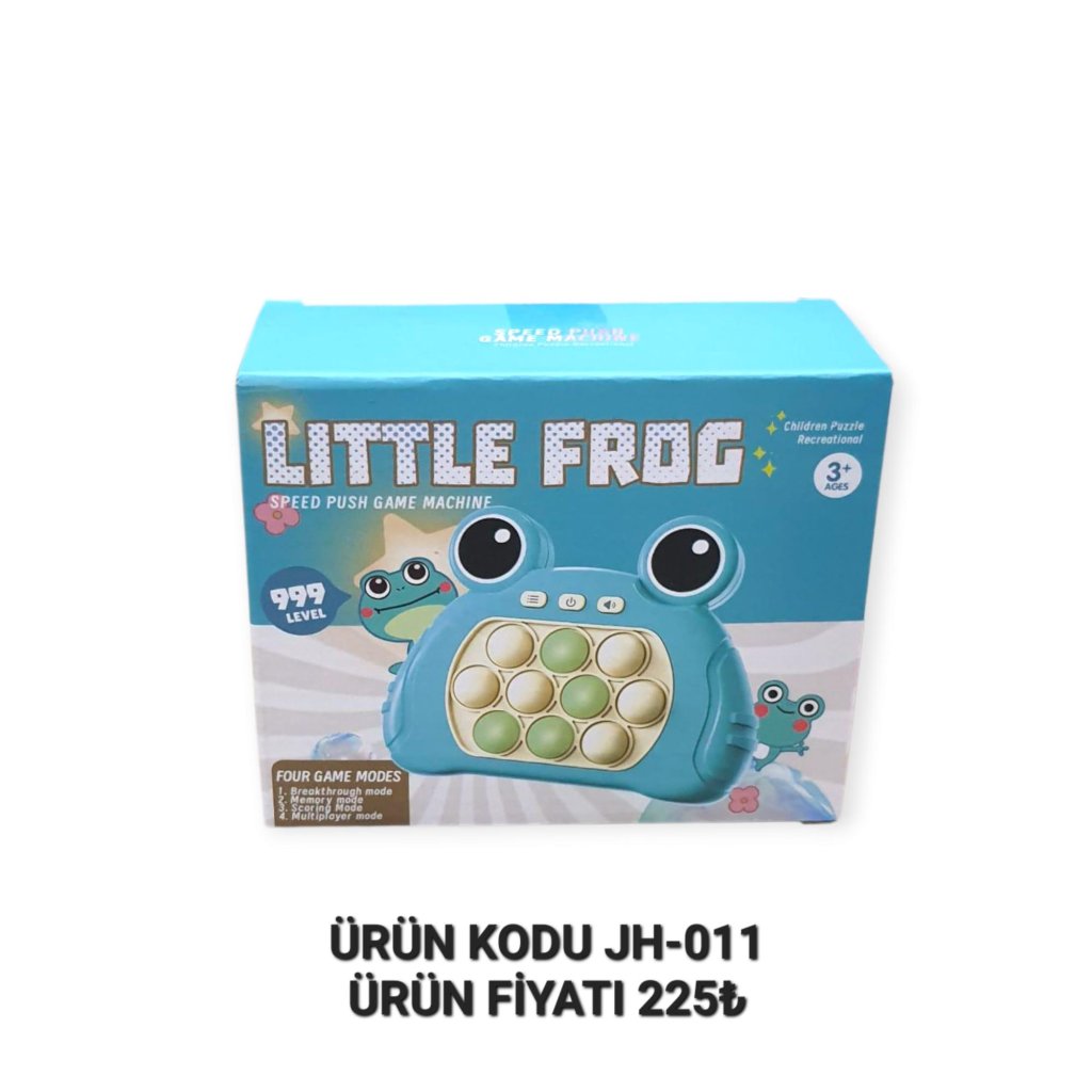 JH-011 KUT. PİLLİ MÜZİKLİ KURBAĞA POP-İT