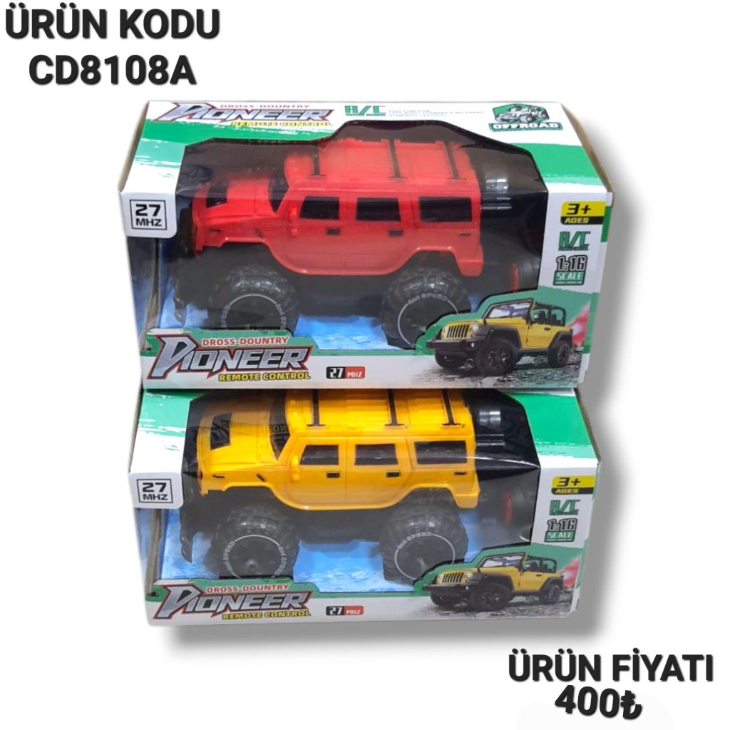 CD8108A UZ KUM ŞARJLI JEEP