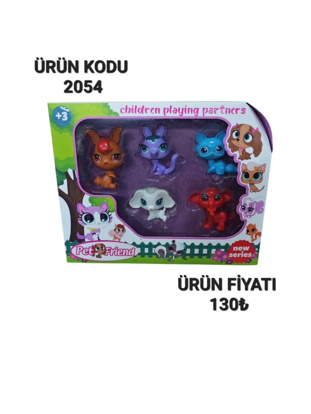 2054 KUT 5LI MINIŞ SETİ PET SHOP