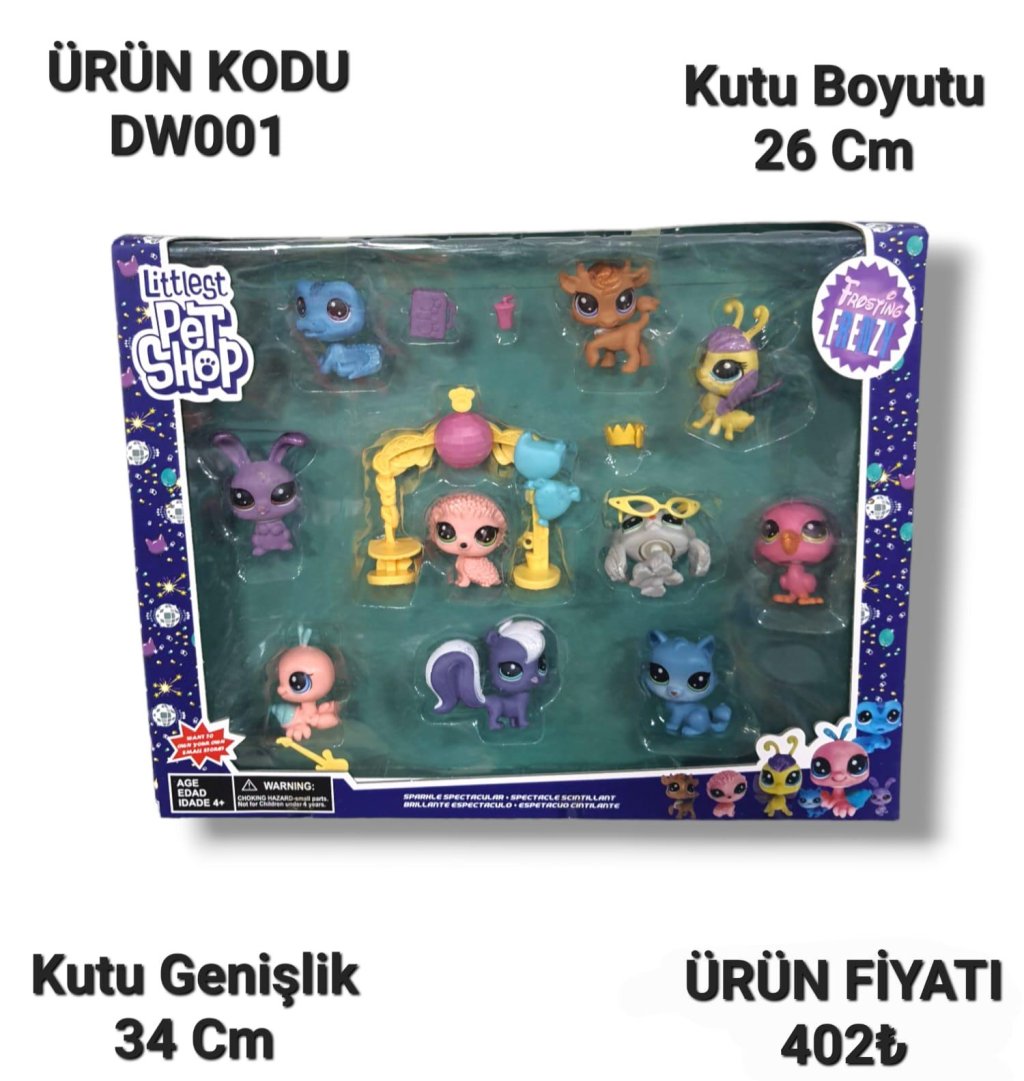 DW001 KUT 10LU LITTLEST PET SHOP