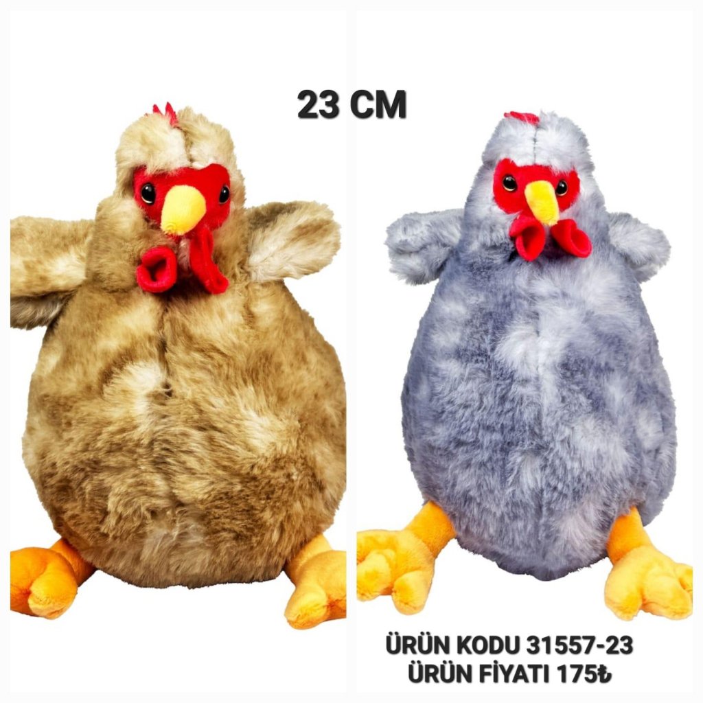 B31557-23 PELUŞ 23 CM OTURAN TAVUK