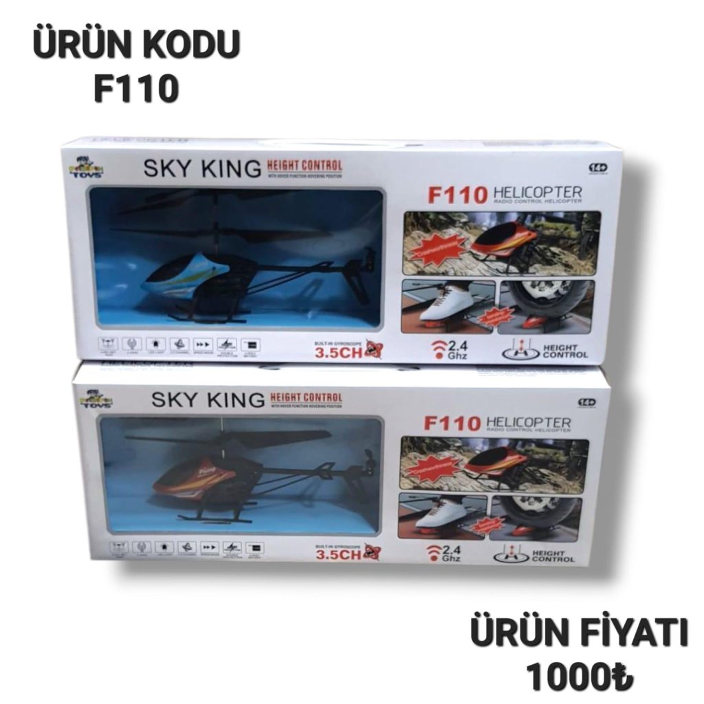 F110 UZ KUM USB SARJLI HELIKOPTER