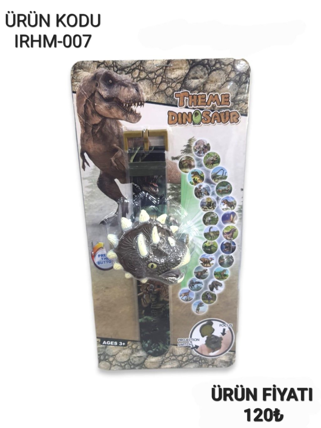 IRHM-007 DINAZOR ŞEKİLLİ SAAT VE PROJEKTOR