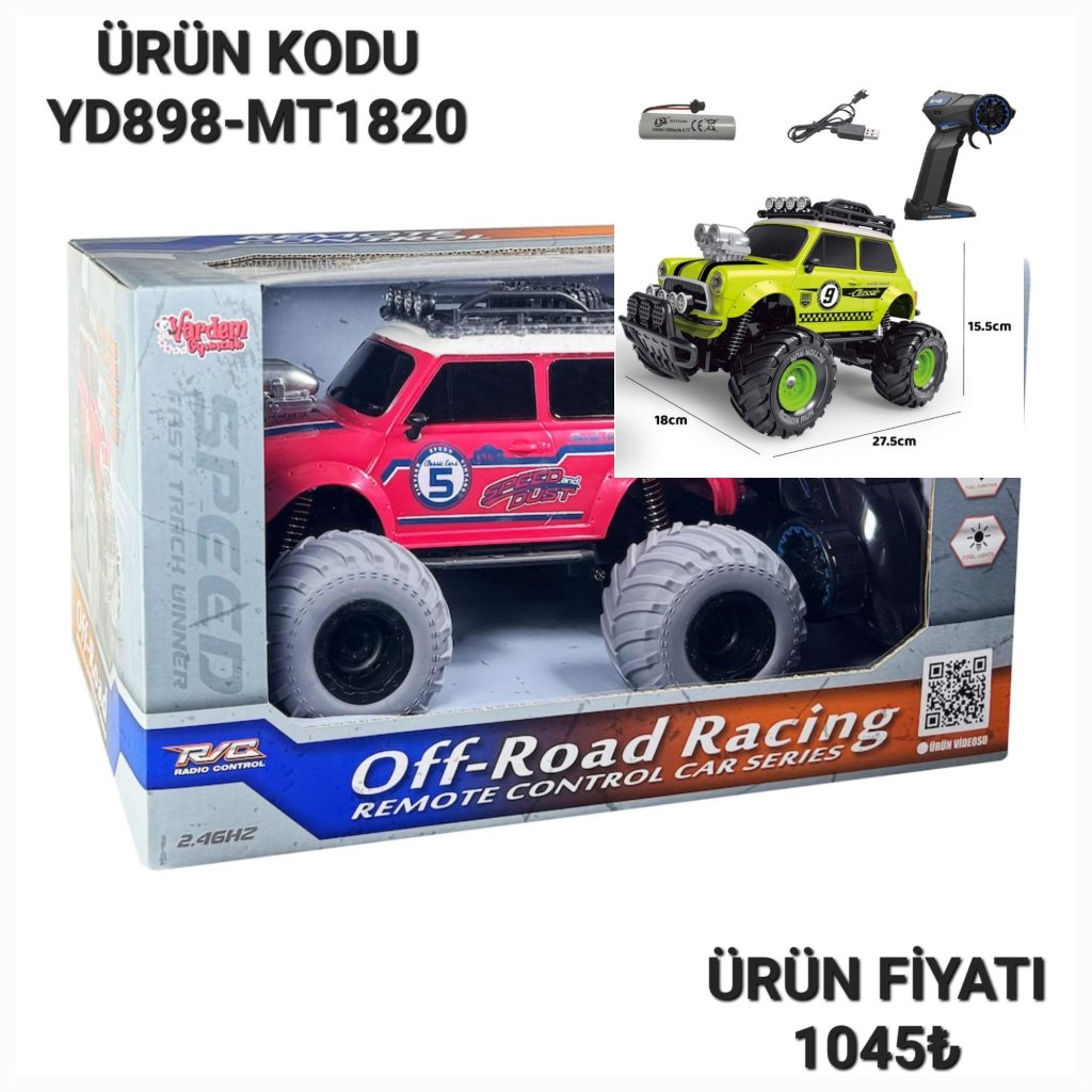 YD898-MT1820 UZ KUM SARJLI SEVIMLI OFF ROAD
