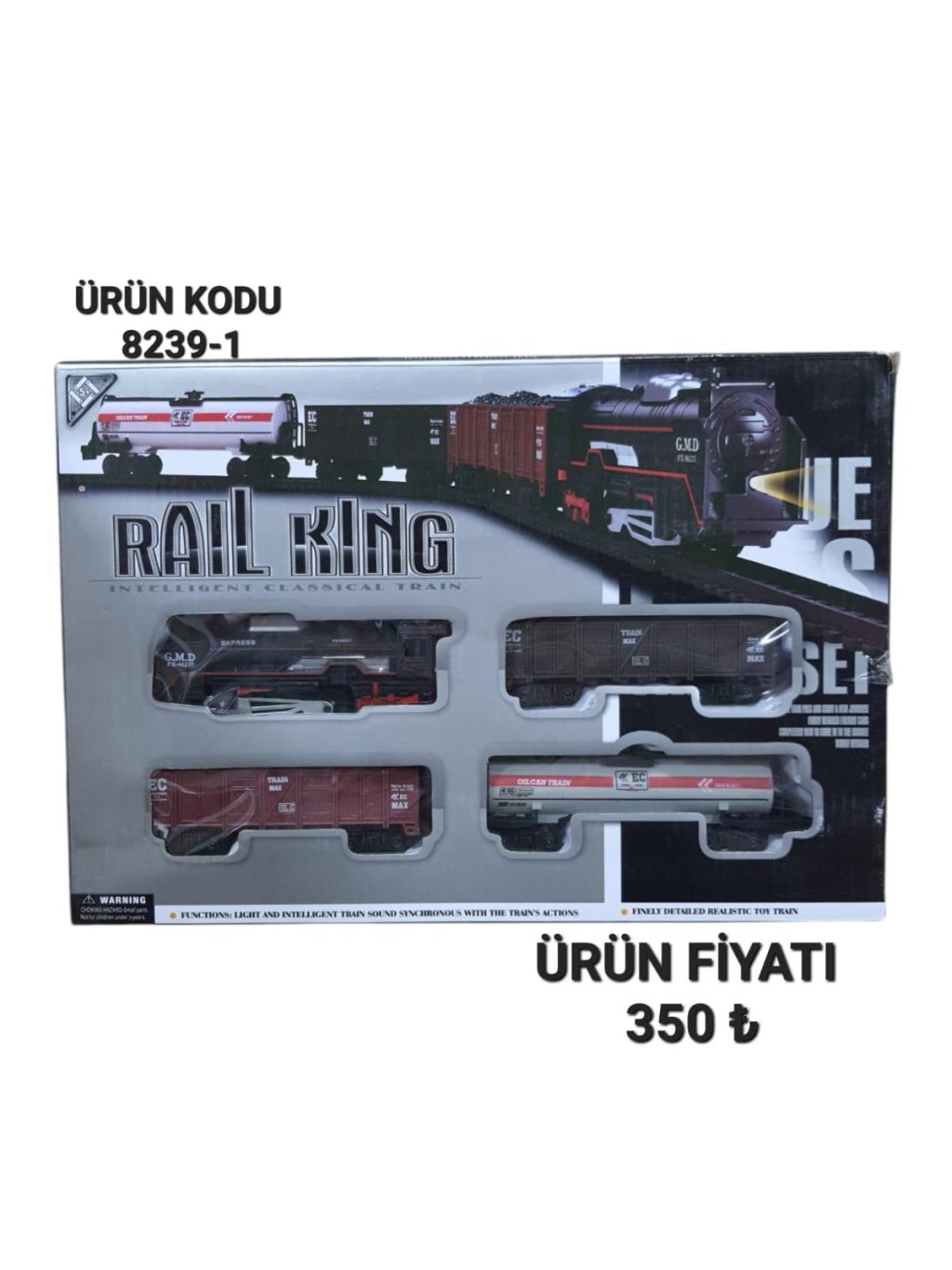 8239-1 KUT PİLLİ RAYLI TREN