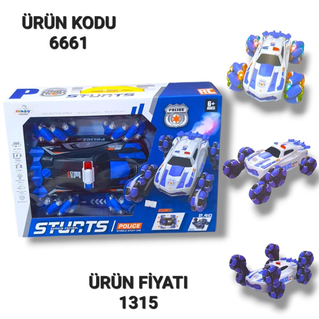 6661 UZ KUM ÇILGIN POLİS ARACI