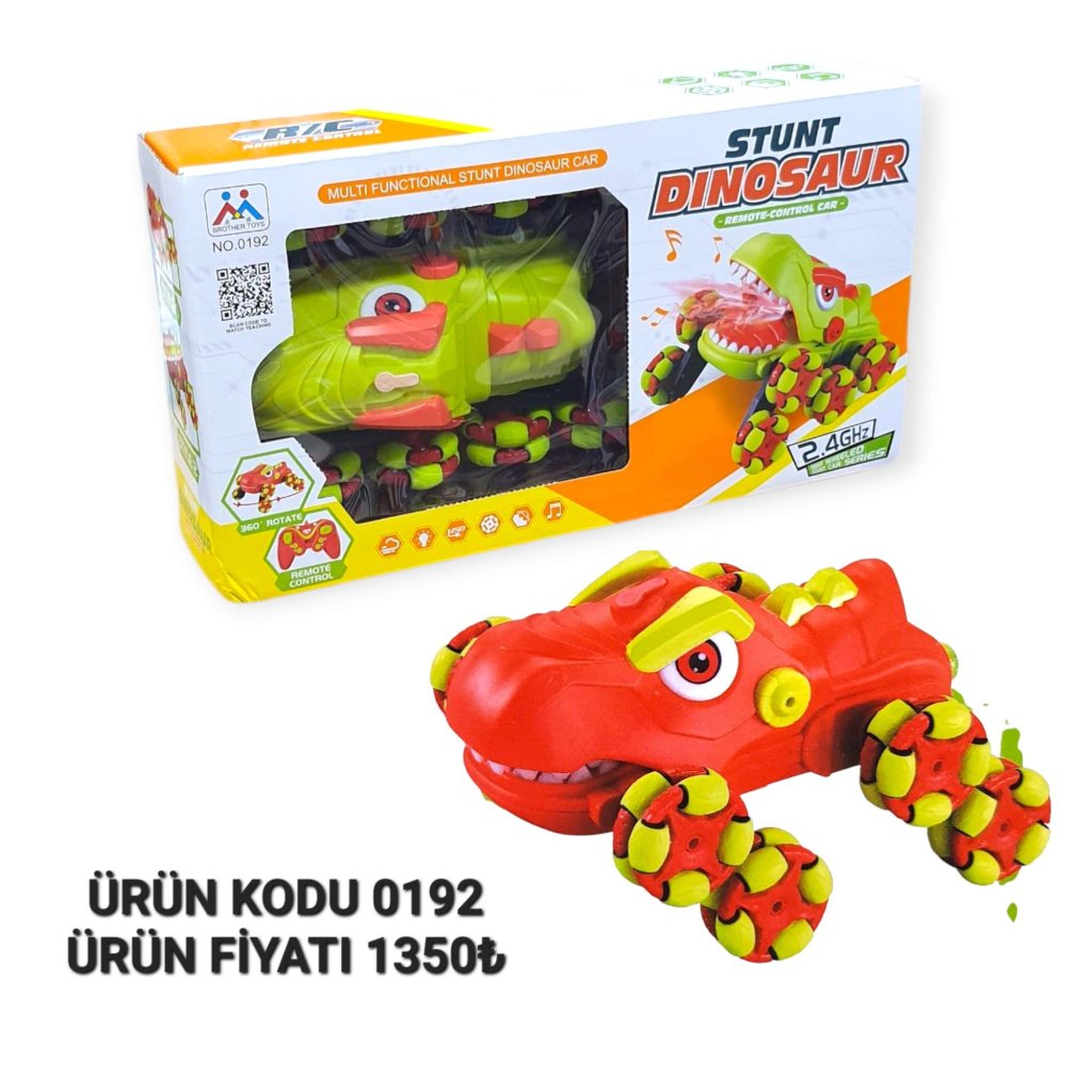 0192 KUT. ŞARJLI U-K. BONCUK TEKERLİ DİNAZOR