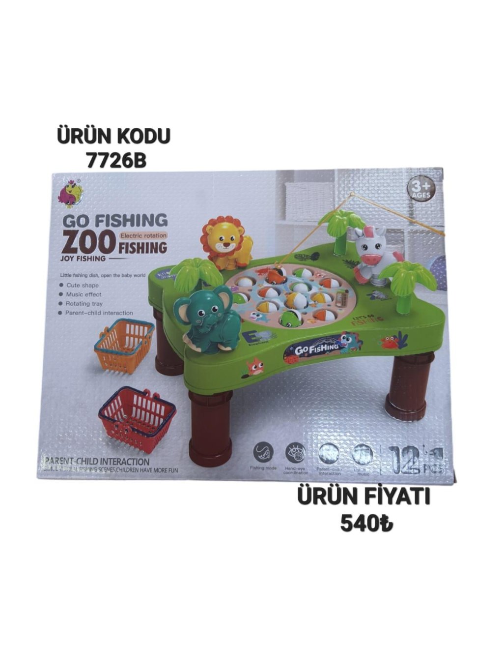 7726B KUT AYAKLI BALIK TUTMA OYUNU