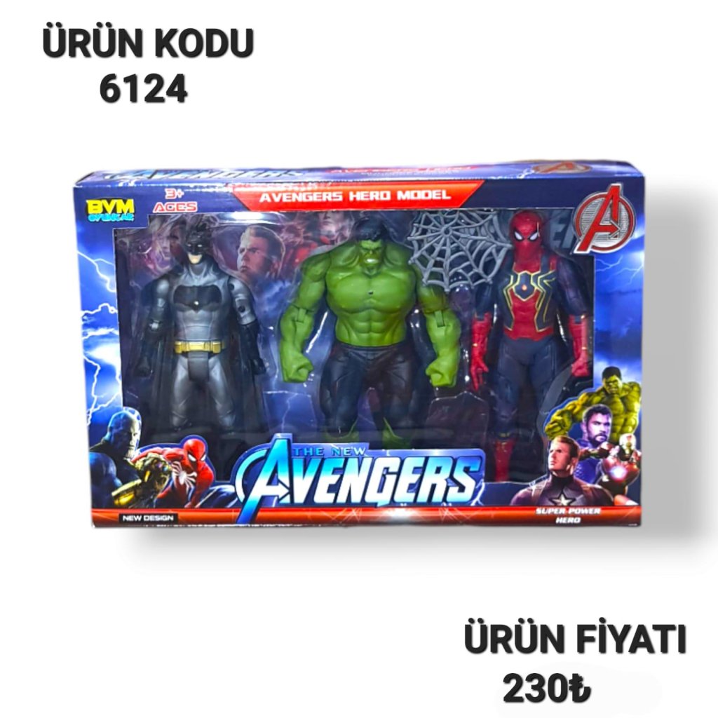 6124 KUT 3LÜ KAHRAMANLAR